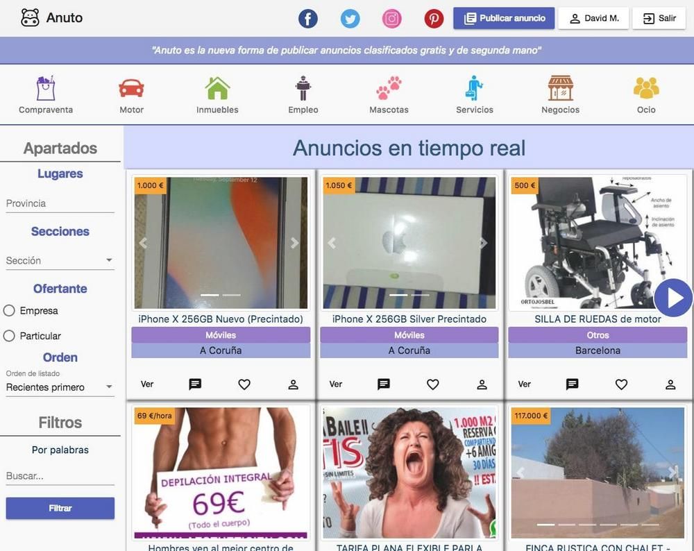 Las 10 páginas de anuncios clasificados gratis en España - Anuto