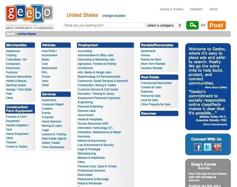 Top 10 Free Classified Ads Websites in United States - Anuto